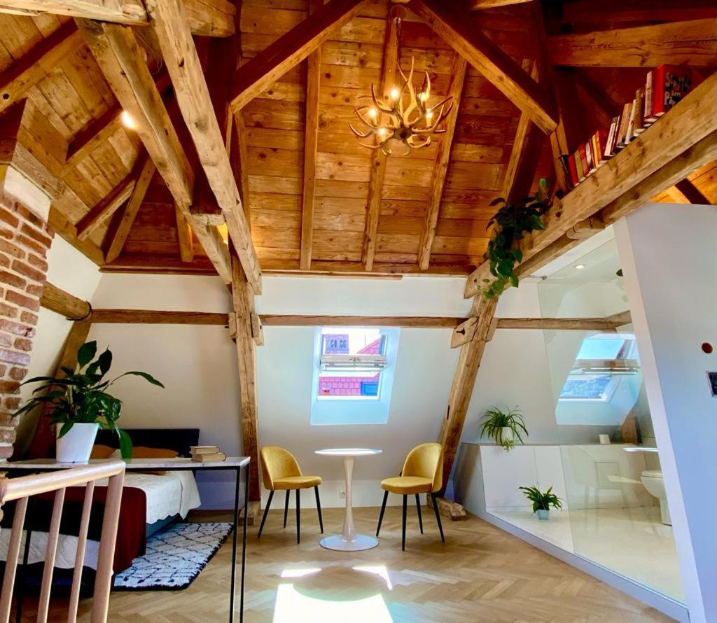 Un Petit Nid Atypique Au Coeur De Munster Apartment เมาสแตร์ ภายนอก รูปภาพ